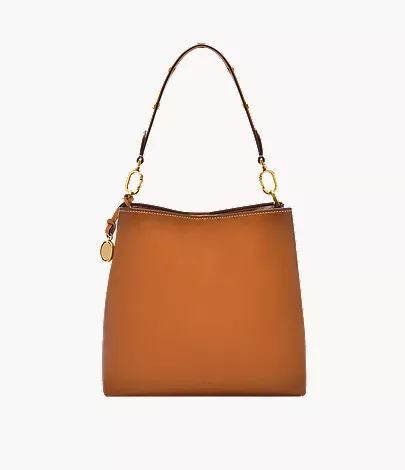 Jessie Leather Bucket Shoulder Bag