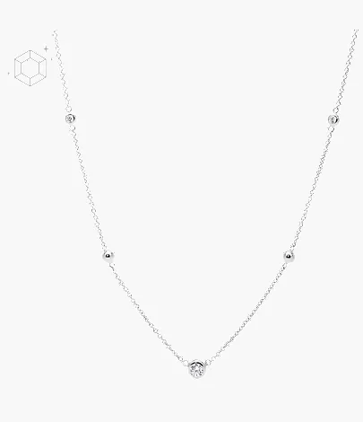 Glitz Sterling Silver Necklace Box Set