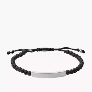 Ellis Plaque Lava Stone Bracelet