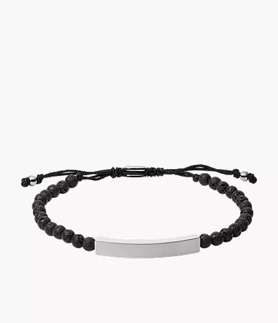 Ellis Plaque Lava Stone Bracelet