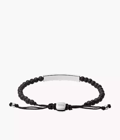 Ellis Plaque Lava Stone Bracelet - Image 2