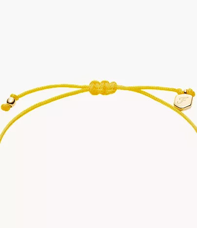Sutton Mini Moments Yellow Gold-Tone Brass Pav?? Flower Bracelet - Image 4