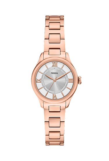 Gilmore 28mm Three-Hand Rose Gold-Tone Stainless Steel Watch