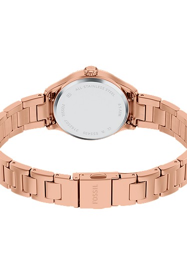 Gilmore 28mm Three-Hand Rose Gold-Tone Stainless Steel Watch - Image 6