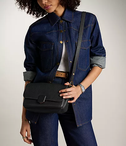 Lennox Leather Convertible Shoulder Bag - Image 6