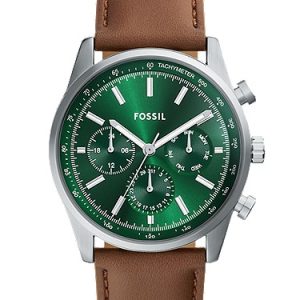 Sullivan 44mm Multifunction Brown Leather Watch