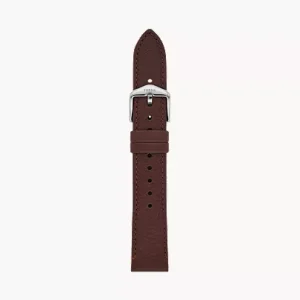 18mm Dark Brown LiteHide? Leather Strap