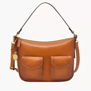 Jolie Leather Small Bucket Crossbody Bag
