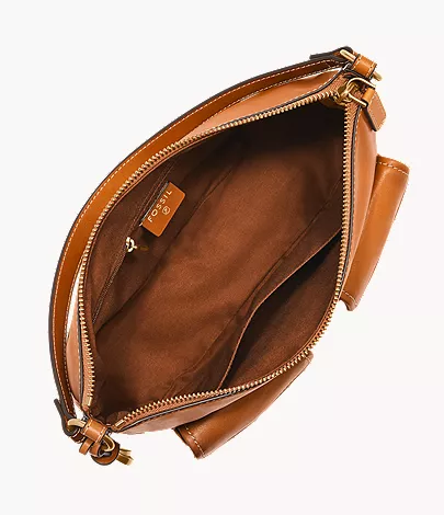 Jolie Leather Small Bucket Crossbody Bag - Image 3