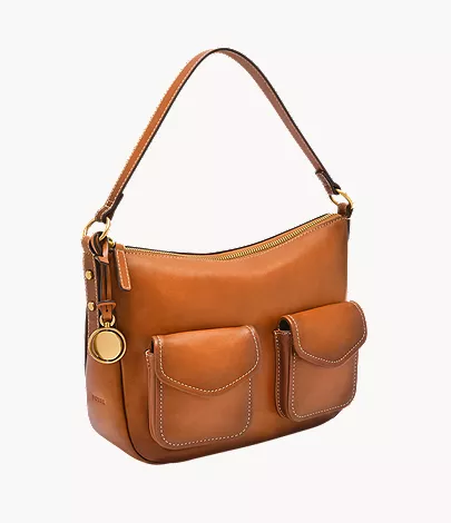 Jolie Leather Small Bucket Crossbody Bag - Image 5
