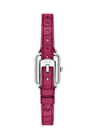 Raquel Mini 18mm Two-Hand Pink Leather Watch - Image 3