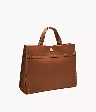 Gemma Leather Small Tote - Image 5