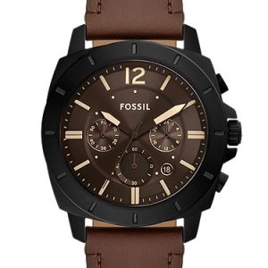 Privateer 45mm Chronograph Brown Leather Watch