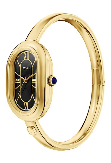 Sloan 25mm Three-Hand Gold-Tone Stainless Steel Watch Bangle - Image 7