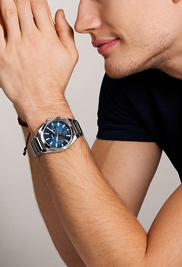 Everett 44mm Chronograph Stainless Steel Watch - Image 2