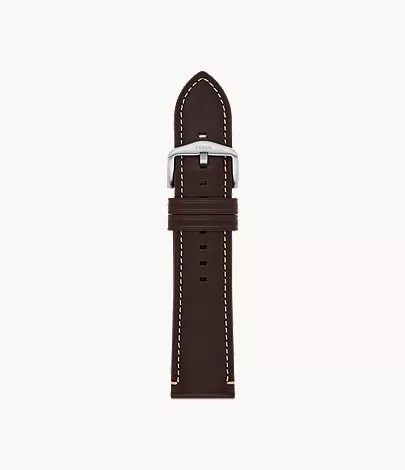 24mm Dark Brown LiteHide? Leather Strap