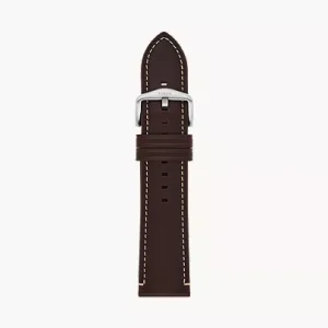 24mm Dark Brown LiteHide? Leather Strap