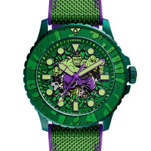 Marvel x Fossil Limited-Edition Incredible Hulk 45mm Automatic Watch