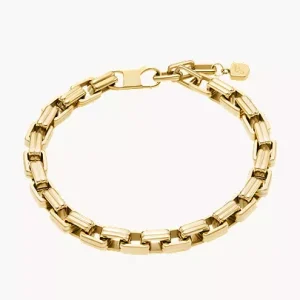 Raquel Bold Chains Gold-Tone Stainless Steel Chain Bracelet