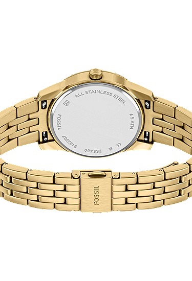 Scarlette 34mm Three-Hand Day-Date Gold-Tone Stainless Steel Watch - Image 6