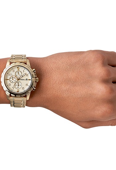 Dean 45mm Chronograph Gold-Tone Stainless Steel Watch - Image 2