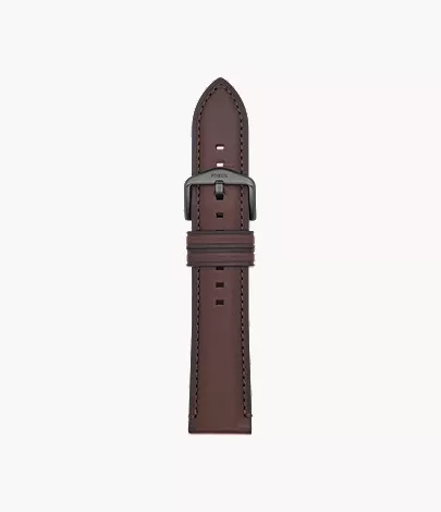 22mm Dark Brown LiteHide? Leather Strap