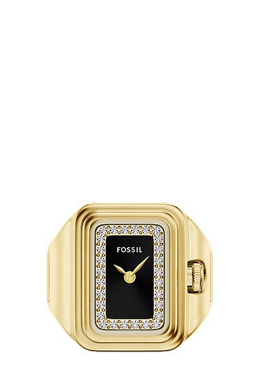 Raquel Watch Ring 21mm Two-Hand Gold-Tone Stainless Steel - Image 3