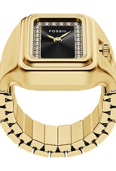 Raquel Watch Ring 21mm Two-Hand Gold-Tone Stainless Steel - Image 4