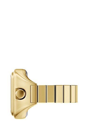 Raquel Watch Ring 21mm Two-Hand Gold-Tone Stainless Steel - Image 5