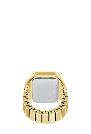 Raquel Watch Ring 21mm Two-Hand Gold-Tone Stainless Steel - Image 6