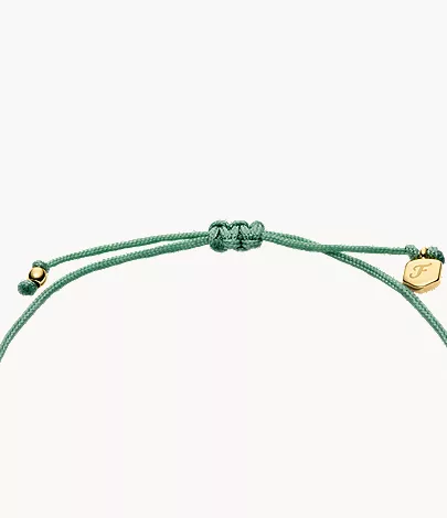 Sutton Mini Moments Seafoam Green Gold-Tone Brass Fish Bracelet - Image 4