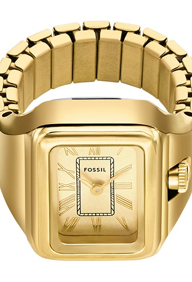 Raquel Watch Ring 14mm Two-Hand Gold-Tone Stainless Steel - Image 3