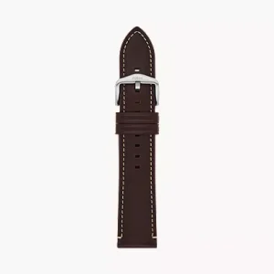 22mm Dark Brown LiteHide? Leather Strap