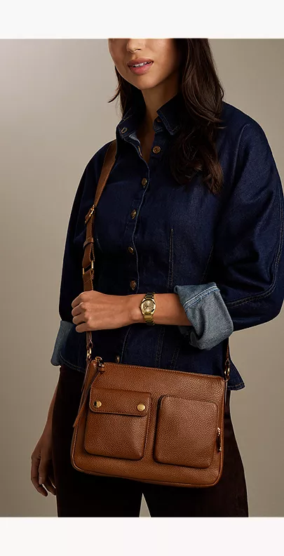 Maysen Leather Crossbody Bag - Image 3