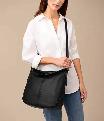 Jolie Leather Hobo Bag - Image 6