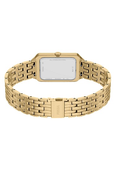 Raquel 23mm Three-Hand Gold-Tone Stainless Steel Watch - Image 6