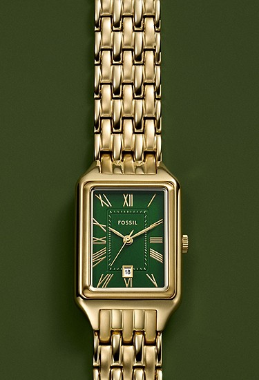 Raquel 23mm Three-Hand Gold-Tone Stainless Steel Watch - Image 8