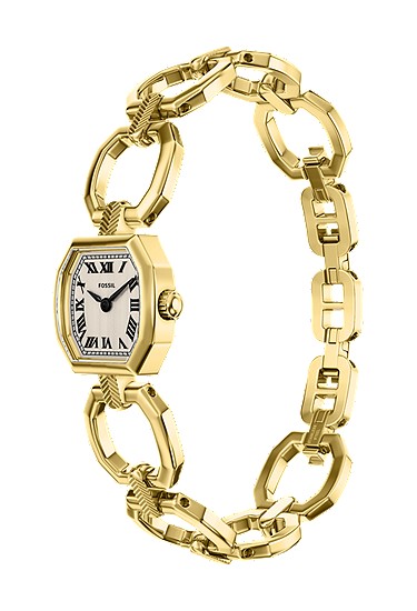 Harlow Mini 20mm Two-Hand Gold-Tone Stainless Steel Watch - Image 7