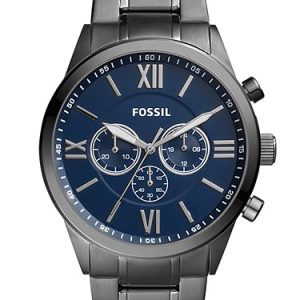 Flynn 48mm Chronograph Smoke Stainless Steel Watch