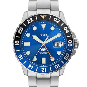 Fossil Blue GMT 46mm Stainless Steel Watch