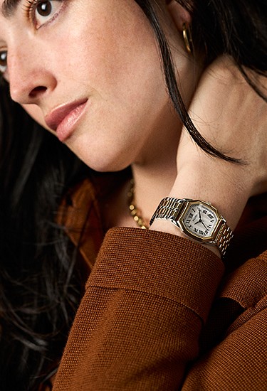 Harlow 27mm Three-Hand Two-Tone Stainless Steel Watch - Image 2