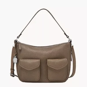 Jolie Leather Cargo Crossbody Bag