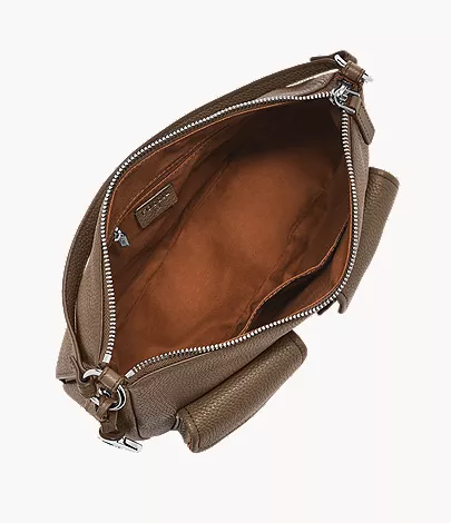 Jolie Leather Cargo Crossbody Bag - Image 3
