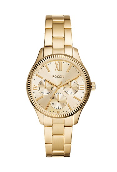 Rye 36mm Multifunction Gold-Tone Stainless Steel Watch
