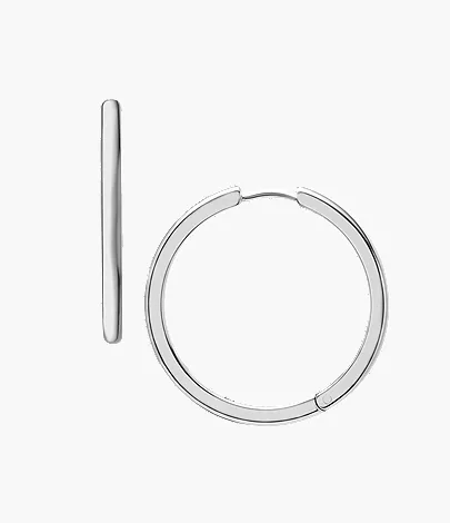 Ellis Essentials Stainless Steel Hoop Earrings