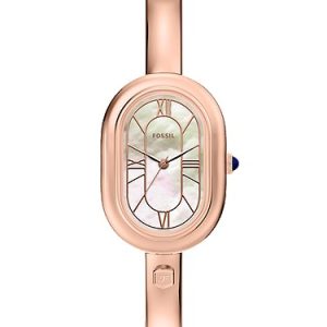 Sloan 25mm Three-Hand Rose Gold-Tone Stainless Steel Watch Bangle