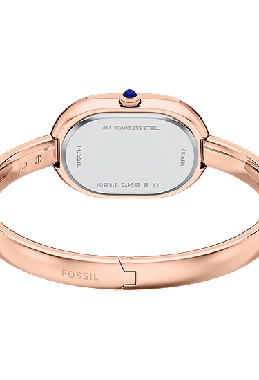 Sloan 25mm Three-Hand Rose Gold-Tone Stainless Steel Watch Bangle - Image 6