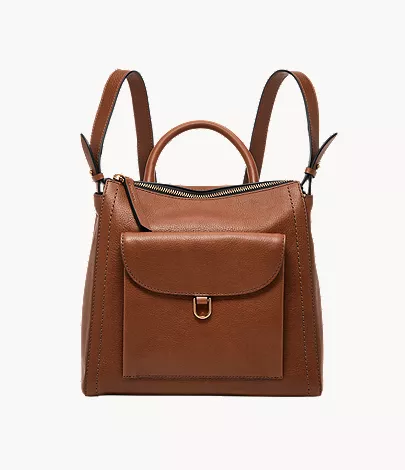 Parker Leather Small Backpack