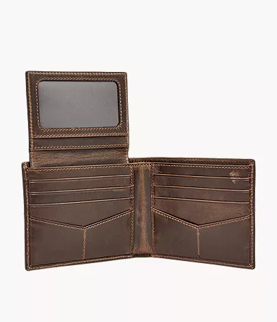 Derrick Leather RFID Passcase Wallet - Image 3