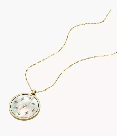 Merrit Northlight Collection Gold-Tone Stainless Steel Pendant Necklace - Image 3